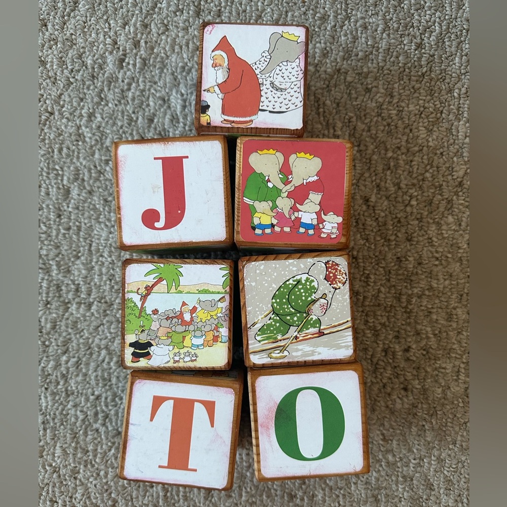 Vintage Babar blocks - Picture 2 of 6